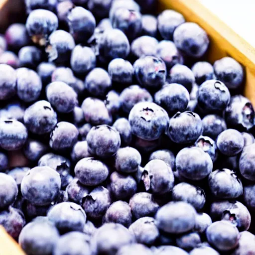 Prompt: hiding in closet too stressed to eat anxiety, blueberries are happy, in the style of Bill Waterson