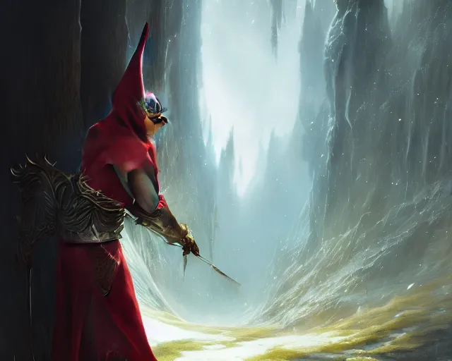 Prompt: highly detailed portrait of dante as an elf, in skyrim, stephen bliss, unreal engine, fantasy art by greg rutkowski, loish, rhads, ferdinand knab, makoto shinkai and lois van baarle, ilya kuvshinov, rossdraws, tom bagshaw, global illumination, radiant light, detailed and intricate environment