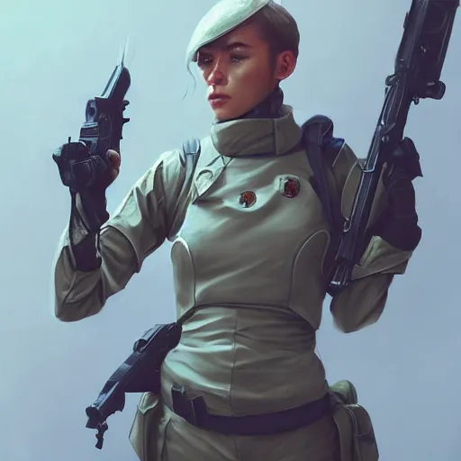 Image similar to futuristic female soldier, tactical, by mandy jurgens, dang my linh, maciej kuciara, 4 k