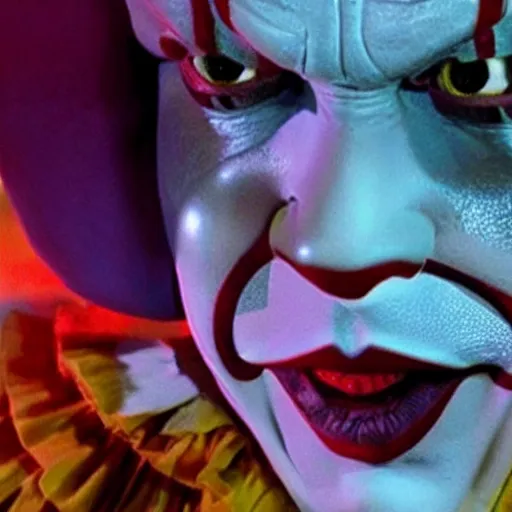 Prompt: Pennywise as Willy Wonka 4K quality super realistic
