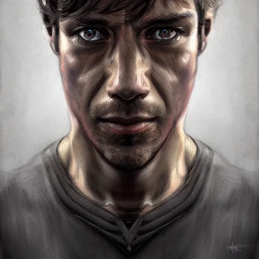 Image similar to Portrait of a man, face with pavement cracks. fantasy, realistic, intricate, highly detailed, digital painting, trending on artstation, sharp focus, illustration, style of Stanley Artgerm