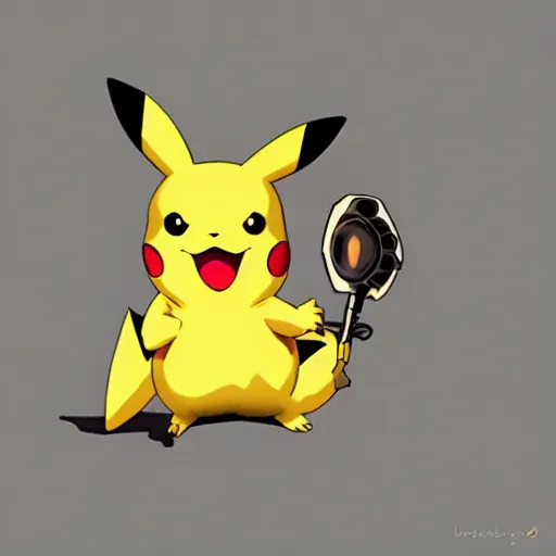 Image similar to a music album cover of vaporize pikachu