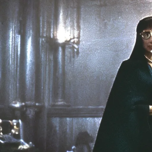 Image similar to still of Ruth Bader Ginsburg in Blade Runner (1982)