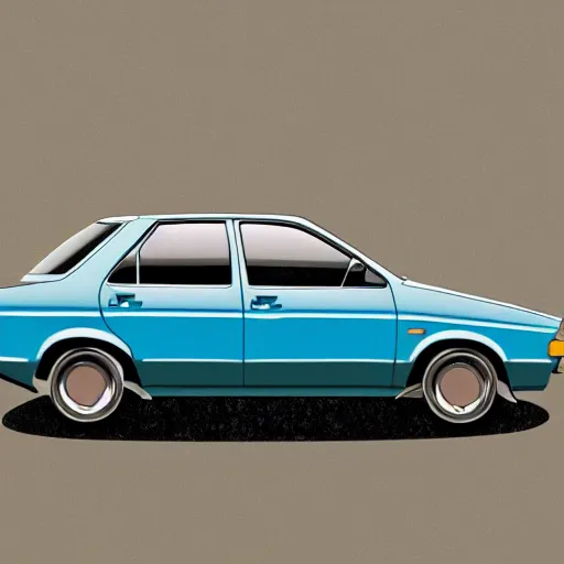Image similar to a toyota corolla by andy warhol, digital art, trending on artstation