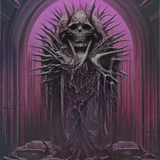 Image similar to a beautiful death metal cover art by Wayne Barlowe and H R Giger and Bill Ellis, trending on artstation