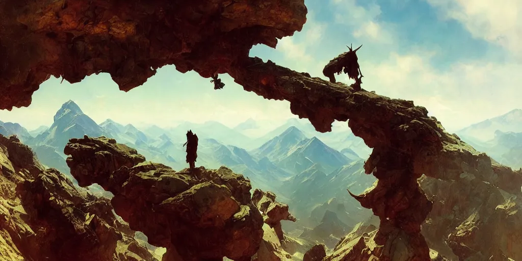 Prompt: inverted upside down mountain range hanging from the sky good composition artstation illustration sharp focus sunlit vista painted by ruan jia raymond swanland lawrence alma tadema zdzislaw beksinski norman rockwell tom lovell alex malveda greg staples