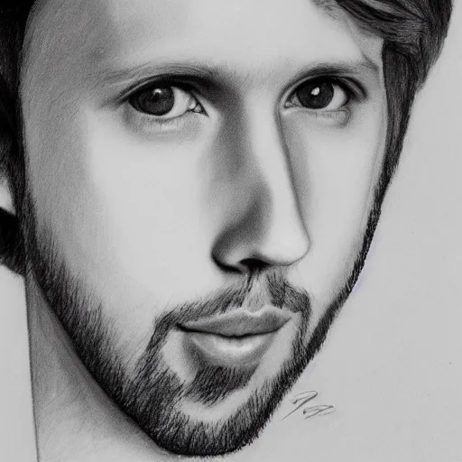 Prompt: a pencil sketch of jon heder