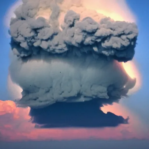 Image similar to nuke cloud that looks like a club