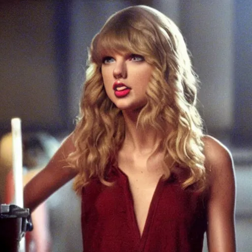 Prompt: picture of Taylor Swift in Buffy the Vampire Slayer TV show