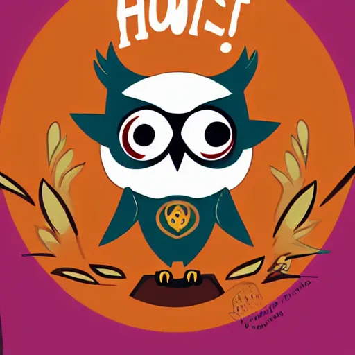 Prompt: hooty from the owl house