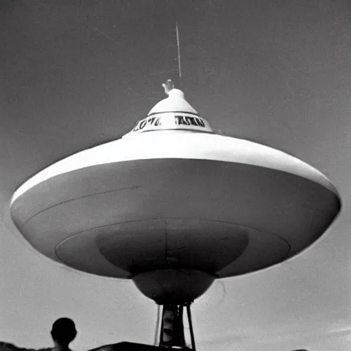 Image similar to flying saucer 1 9 4 0 s