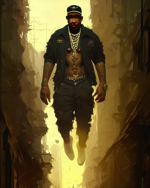 Image similar to the game rapper as a mysterious character, pulp character portrait, ultra realistic, concept art, intricate details, highly detailed by greg rutkowski, gaston bussiere, craig mullins, simon bisley