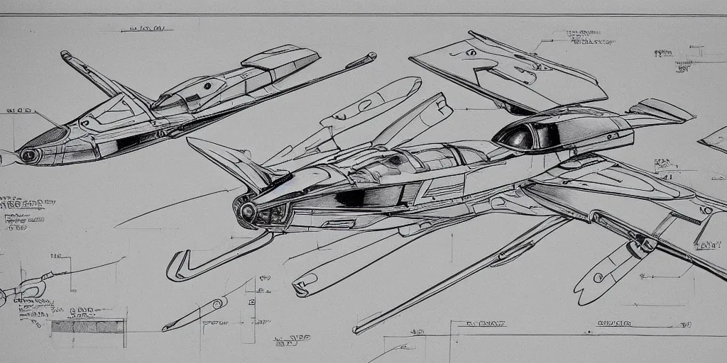 Prompt: highly detailed schematic, technical drawing, hover racer, pod racer