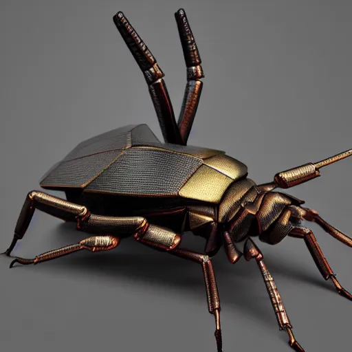 Prompt: a 3 d render of a stagbeetle warrior, hyper realistic, fully detailed, anatomy, realistic lighting, octane render, unreal engine, 4 k,