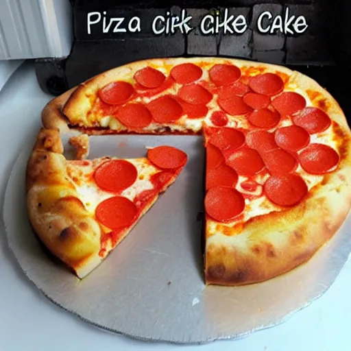 Image similar to pizza cake