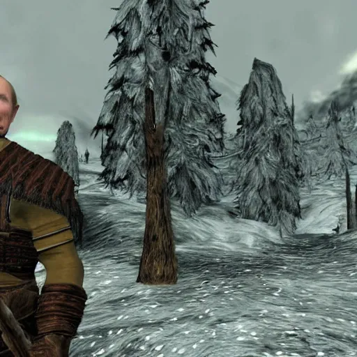 Prompt: ‘Vladimir Putin in Skyrim’