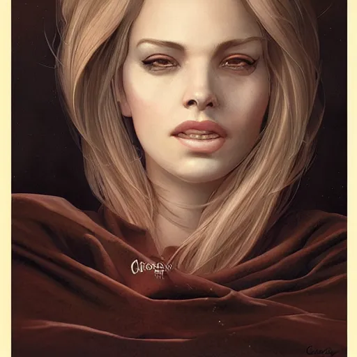 Image similar to portrait of coluche by charlie bowater, times magazine