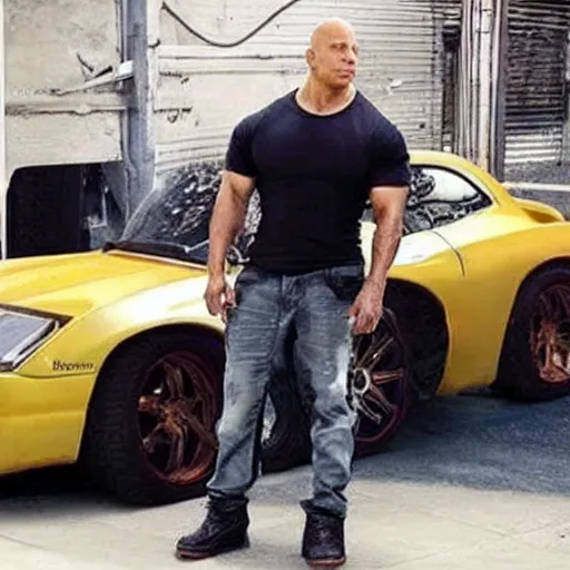 Image similar to vin diesel but without family