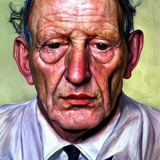 Prompt: high quality high detail painting by lucian freud, hd, portrait, photorealistic lighting