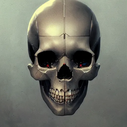 Image similar to portrait of a robotic skull,digital art,ultra detailed,ultra realistic,art by greg rutkowski