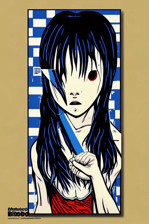 Image similar to sadako out from billboard!!! pop art, pixel, bioshock, gta chinatown, artgerm, richard hamilton, mimmo rottela, julian opie, aya takano