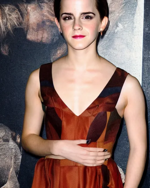 Image similar to bald emma watson