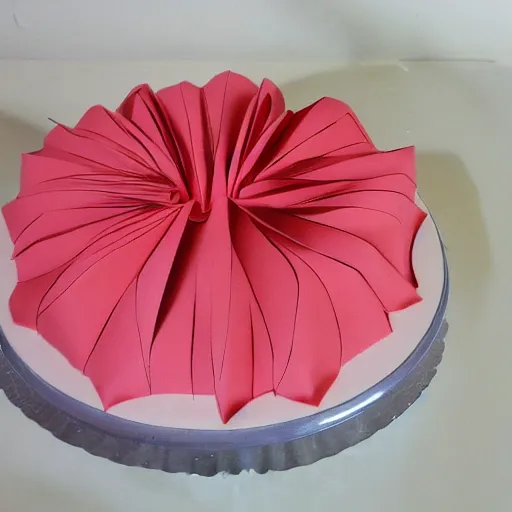 Image similar to cake made from paper