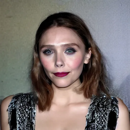 Image similar to elizabeth olsen mixed with gal godot