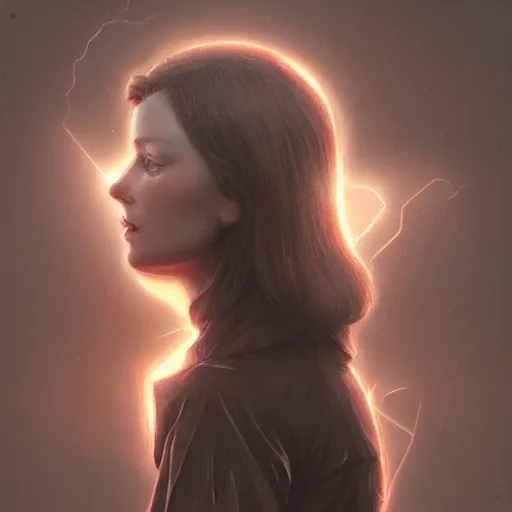 Image similar to a fearless leader of collaborative intelligence movement, by miles johnston, portrait, volumetric lightning, ambient light, trending on artstation, award winning, concept art