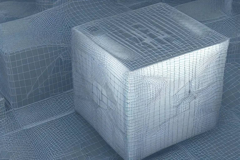 Prompt: Intricate and detailed 3D render of a cube, futuristic sci-fi, 4K 3D render, desktopography, HD Wallpaper, digital art