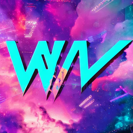 Prompt: vaporwave a and w logo, digital art, cosmic, 3 d high definition, trending on art station, photorealistic, high resolution, 8 k, octane, hyper detailed, insane details, intricate, elite, ornate, elegant trend, highly detailed and intricate, sharp focus, photography, unreal engine