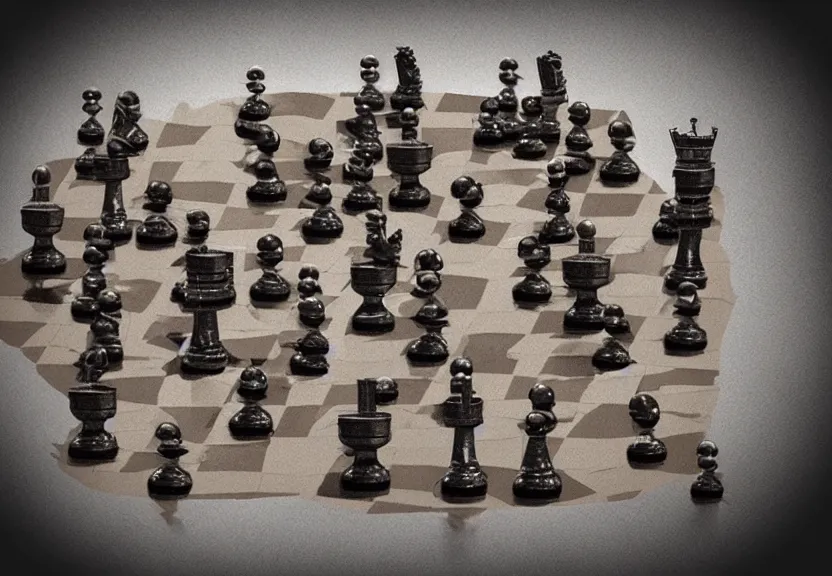 Prompt: “table with a game of thrones style map, with chess pieces in the shape of soldiers moving on it, 4k, 3D, view from the side”