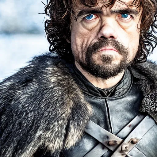 Image similar to peter dinklage as jon snow in game of thrones