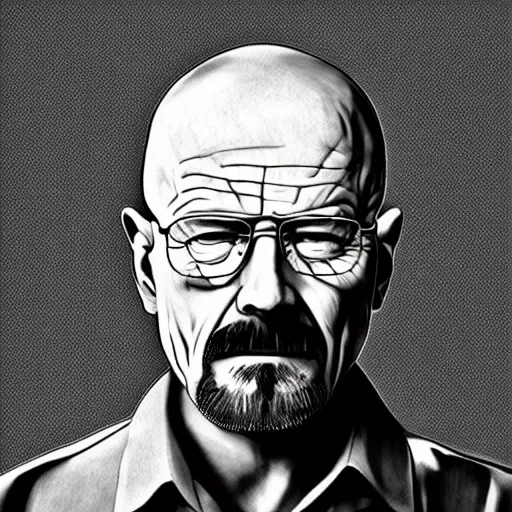 Image similar to Walter White by Gabriel Soares,