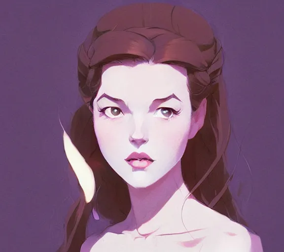 Image similar to symmetry portrait of princess belle, by atey ghailan, by greg rutkowski, by greg tocchini, by james gilleard, by joe fenton, by kaethe butcher, by ashley wood, dynamic lighting, gradient light blue, brown, blonde cream and white color scheme, grunge aesthetic