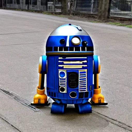 Image similar to minion r 2 d 2