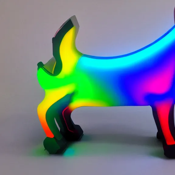 Image similar to RGB gaming horse manufactured by the company Razor