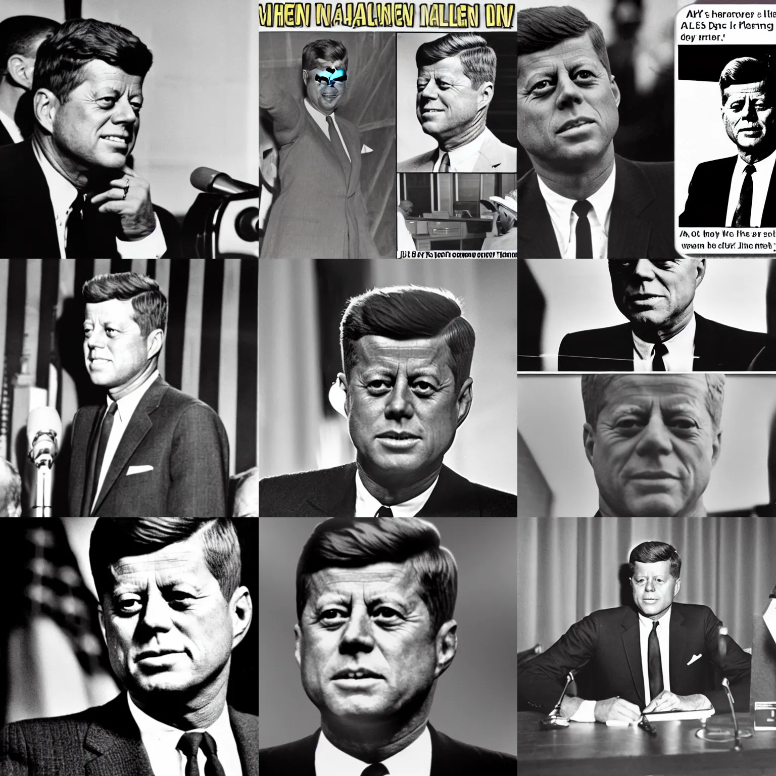 Prompt: JFK is an alien