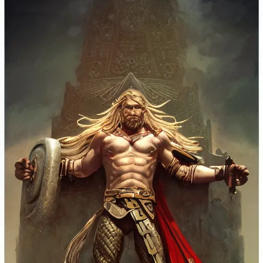 Thor - God of Thunder, an art print by ASTARTES - INPRNT