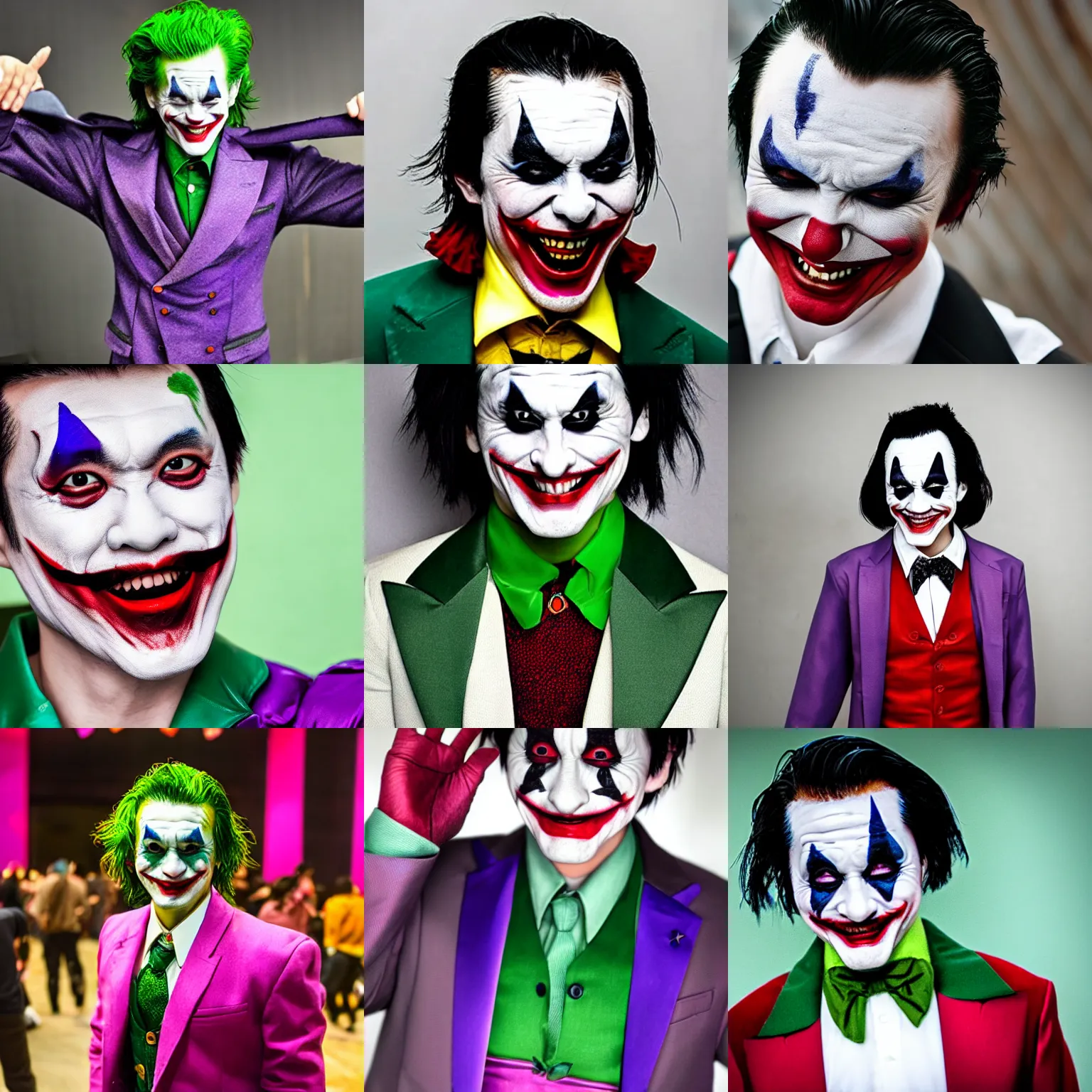 Prompt: hongkong star andy liu as joker