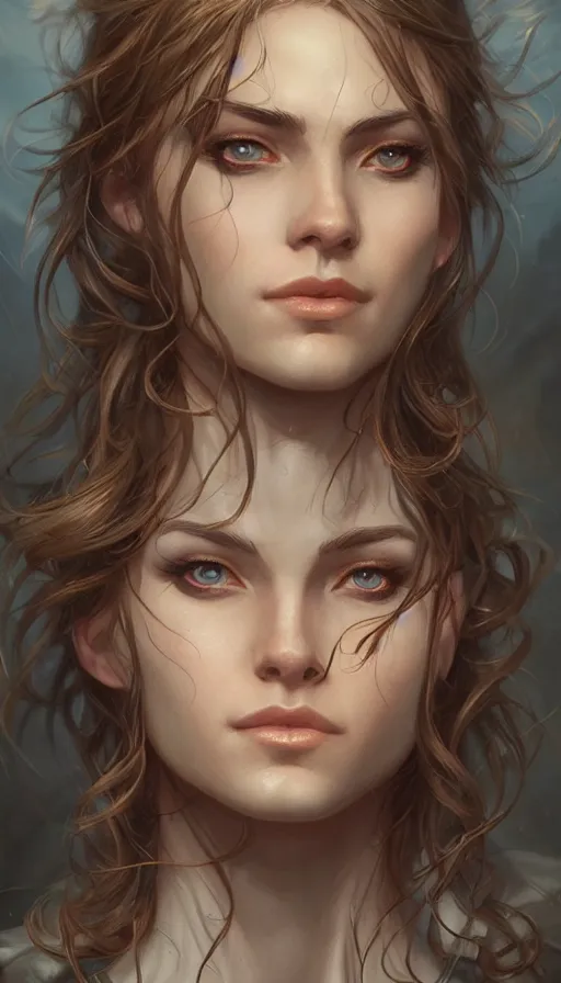 Image similar to character portrait by Magali Villeneuve and Steve Argyle,Livia Prima,fantasy art,beautiful,artstation,detailed,intricate details,masterpiece