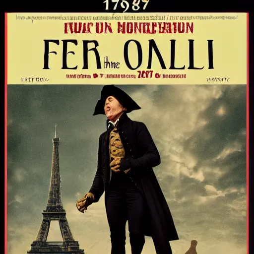 Image similar to Poster of the best French movie at the box office in 1786