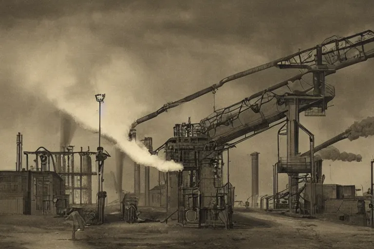 Image similar to industrial revolution smoke