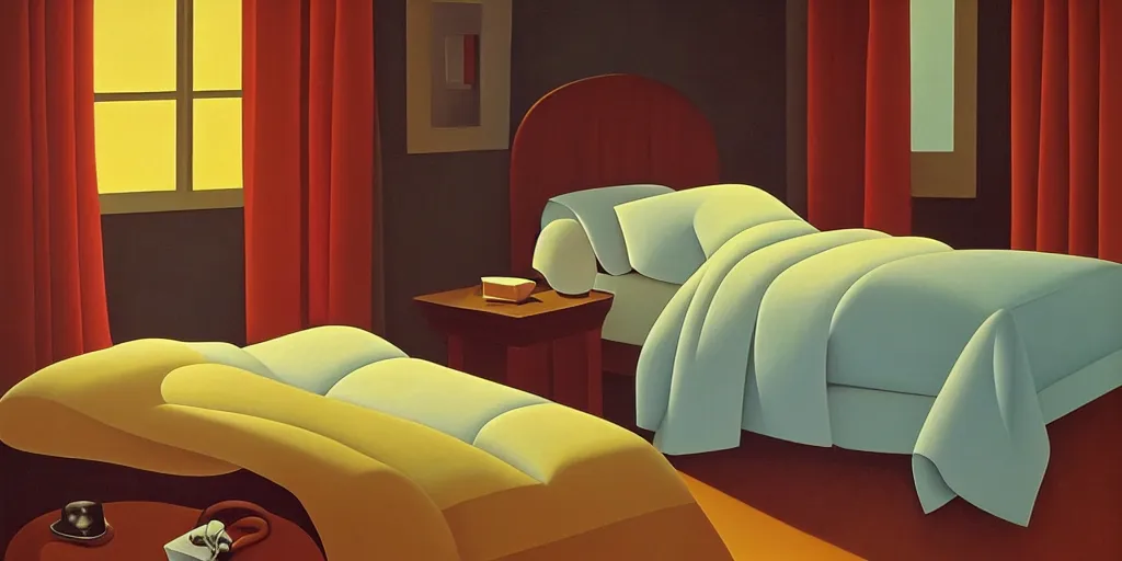 Image similar to bed, summer evening, kenton nelson