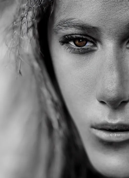 Image similar to portrait of a beautiful 20-year-old Italian woman by Brian Ingram, close up, detailed, award winning, Sony a7R