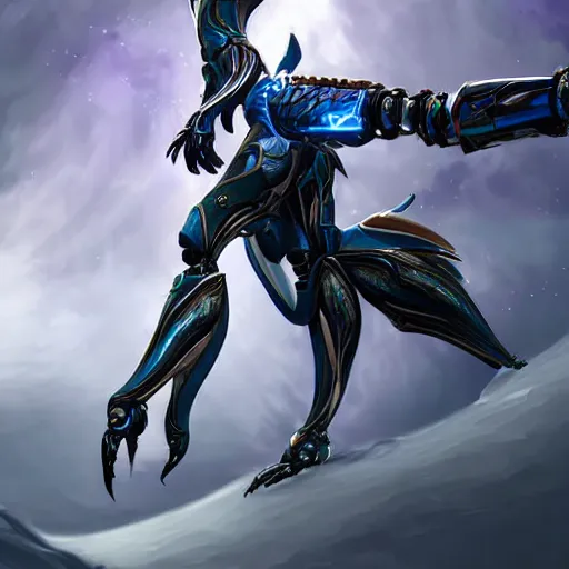 Image similar to highly detailed exquisite warframe fanart, worms eye view, looking up at a 500 foot tall beautiful saryn prime female warframe, as a stunning anthropomorphic robot female dragon, sleek smooth white plated armor, posing elegantly over your tiny form, unknowingly walking over you, you looking up from the ground between the robotic legs, detailed legs looming over your pov, proportionally accurate, anatomically correct, sharp claws, two arms, two legs, robot dragon feet, camera close to the legs and feet, giantess shot, upward shot, ground view shot, front shot, epic shot, high quality, captura, realistic, professional digital art, high end digital art, furry art, giantess art, anthro art, DeviantArt, artstation, Furaffinity, 3D, 8k HD render, epic lighting