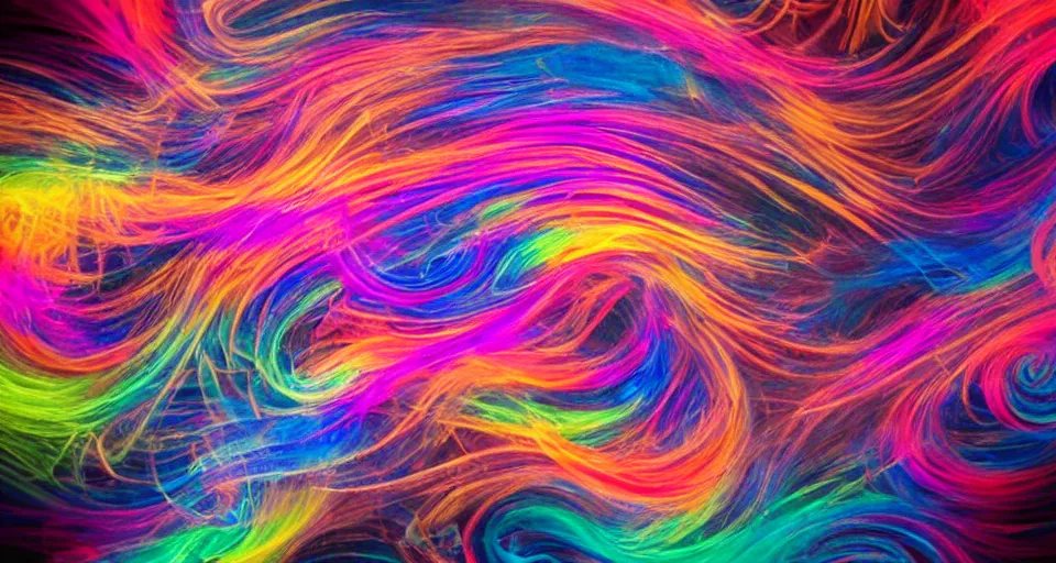 Image similar to spirals of colored smoke