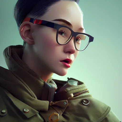 Image similar to olga buzova, ideal pixar character, volumetric lighting, epic composition, hyper detailed, ultra realistic, sharp focus, octane render, volumetric, ray tracing, artstation trending, inspired by north korea, sense of awe