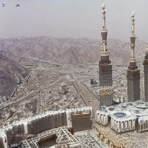 Image similar to real photo of makkah