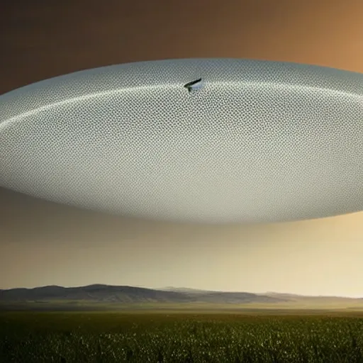 Image similar to huge mysterious ufo ignoring the laws of physics over a natural scene. strange otherwordly material. entries in the 2 0 2 0 sony world photography awards.